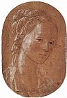 Fra Filippo Lippi Famous Paintings - Head of a Woman